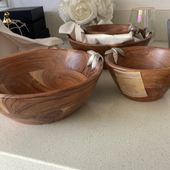 🌟 🏵Beautiful handcrafted serving bowls🏵 - Picture 7 of 7